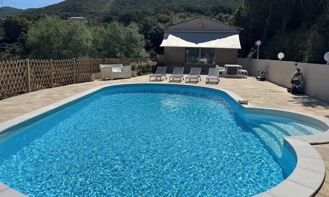 Coti-Chiavari House | Superb sea view villa with private pool for 6 people