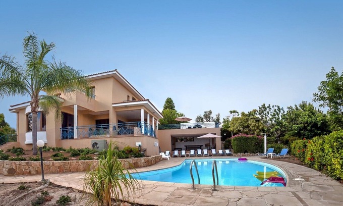 Pegeia Villa | Superb Villa in Coral Bay Paphos with HEATED POOL