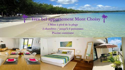 Mont Choisy Apartment | Superbe apt 2 chambres Mont Choisy Beach by Lov