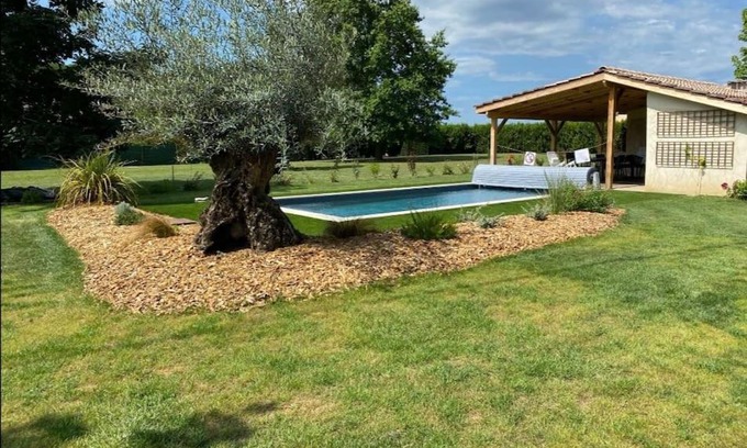 Saint-Martin-Petit House | Superbe maison en pierre proche Bordeaux &piscine