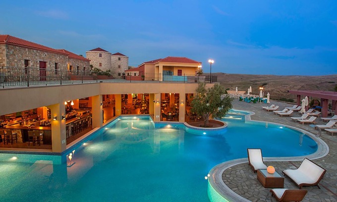 Varos Hotel | Superior Suite with Sea View/Varos Village Boutique Hotel