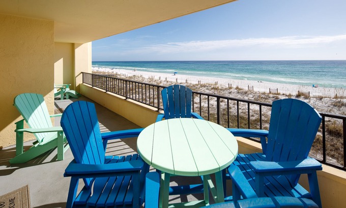 Fort Walton Beach Condo | Surf Dweller Unit 312 SPACIOUS Corner Unit, Fabulous Gulf Front Views!