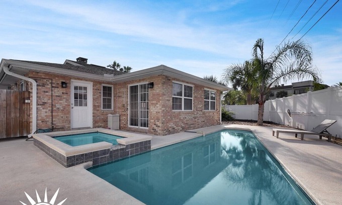 Butler Beach House | Surf's Up - Private Heated Pool and Hot Tub - Walk to Beach