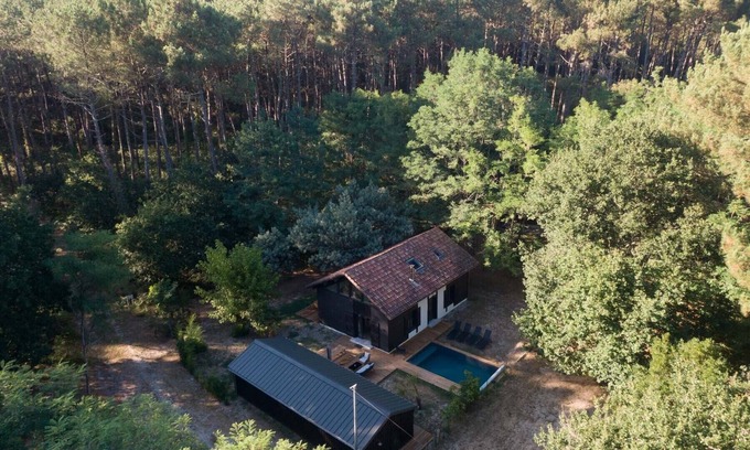 Vielle-Saint-Girons House | Surf shelter - House + annex - in the forest