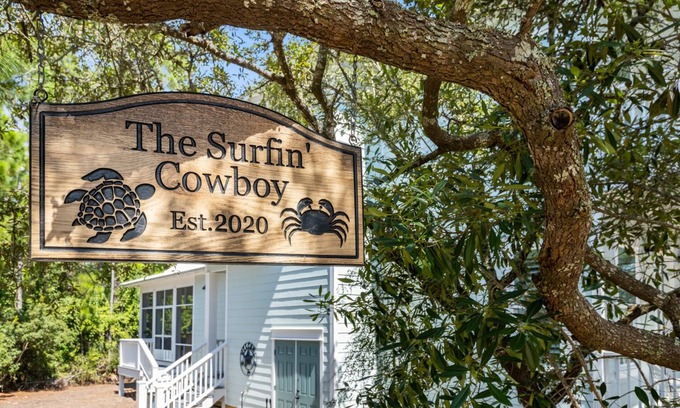 Cassine Village House | Surfin' Cowboy - Summer Specials, Pool, Newly Built
