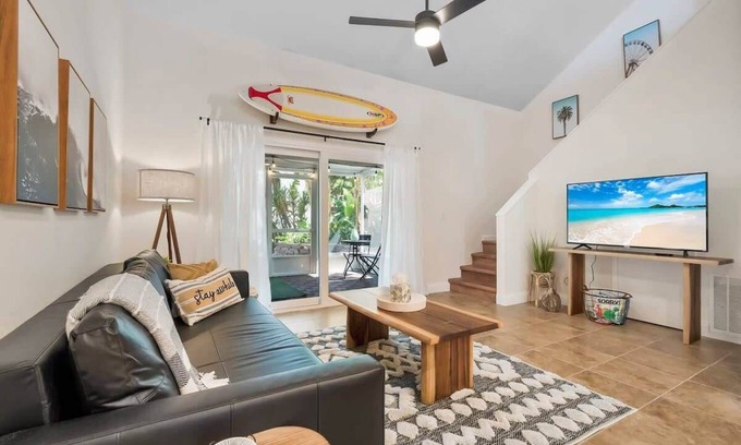 Vilano Beach House | Surfs Up, Dog Friendly Townhome Minutes to Beach