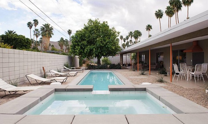 Twin Palms House | Swank 1969 Palm Springs Entertainment Hideaway