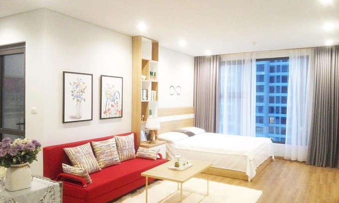 Ha Long Apartment | Sweethome1-Căn hộ 42m2 có bếp, phòng tắm nóng lạnh tại Hạ Long