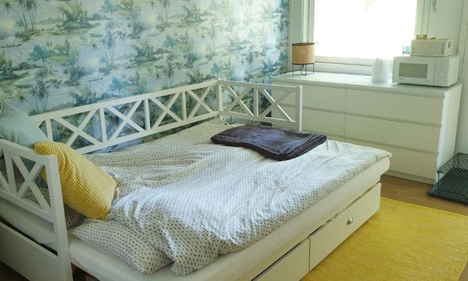 Kirkkonummi Apartment | Sydåbacka Guest House, a Room with a Sauna