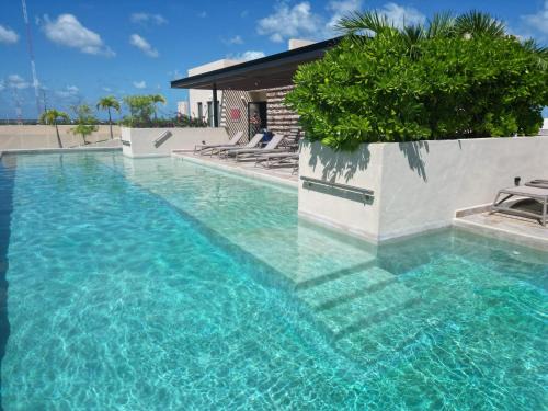 Centro Apartment | 'Syrena Luxury Caribbean' Heart of Playa del Carmen - Fast Wi-fi - Sea Views
