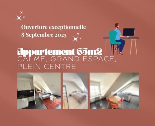 La Madeleine Apartment | Télétravail pro - Calme, grand espace, plein centre