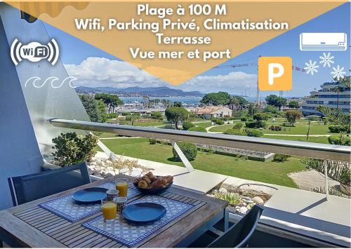Villeneuve Loubet Beach Apartment | T1bis vue mer et port Marina Baie des Anges