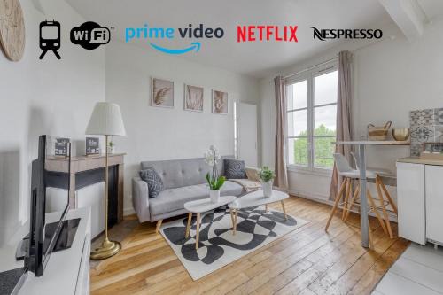 Enghien-les-Bains Apartment | T2 à 100m du centre - 10 min de Paris - 400m du lac et Casino d'Enghien - Gare d'Enghien à 10m