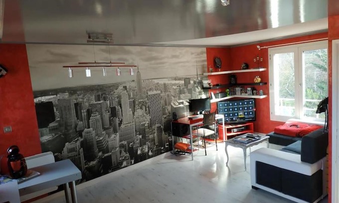 Bourgoin-Jallieu Apartment | T2-42m2-Climatisation, lumière tamisée-garage