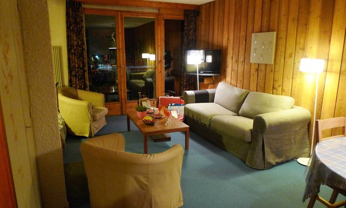 Pra Loup Apartment | T2 56m2 apartment facing south in front pra-wolf tracks 1600m - 6 pers.