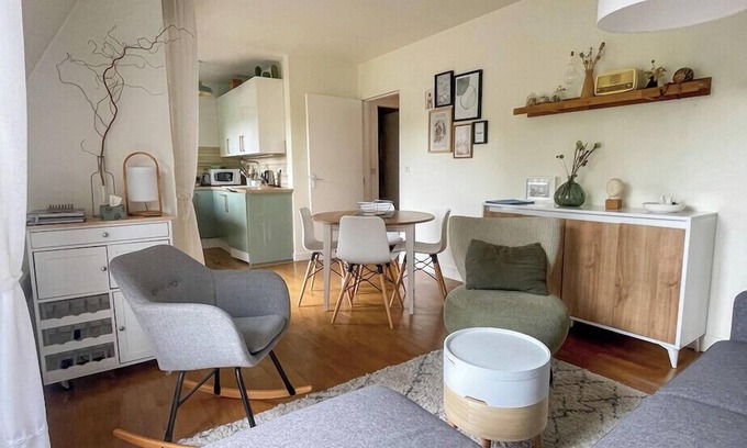 Houlgate Apartment | T2 apartment with balcony near beach