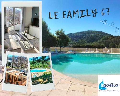Saint-Geniez-d'Olt Apartment | T2 avec piscine-Le family 67