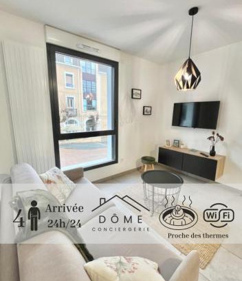 Chatel-Guyon Apartment | T2 dans résidence calme - proche des thermes et du centre