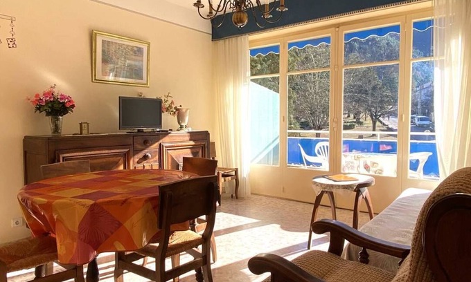 Vernet-les-Bains Apartment | T2 Face AU Canigou - Residence LE Palais - Classement 2 Etoiles