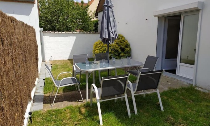 Wissant Apartment | T3 - Appartement jardin Wissant 6 personnes