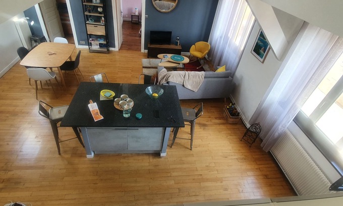 Perros-Guirec Apartment | T3 Loft-type apartment of 60m2