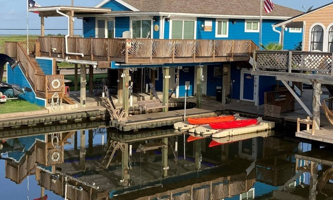 Jamaica Beach House | Tahiti Sunset, a 3BR, 2.5b canal home, spectacular sunset views