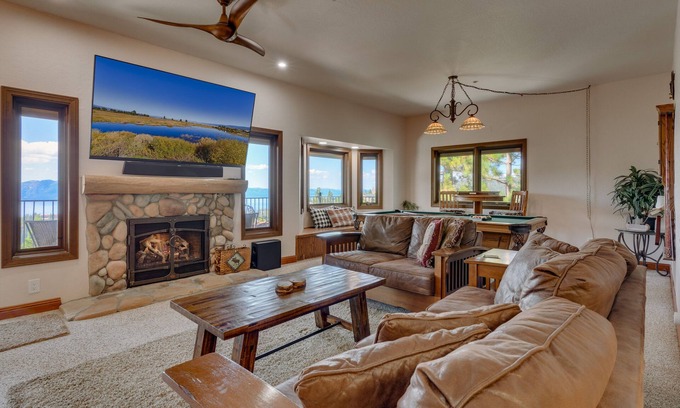 Tahoe Village Condo | Tahoe Lake View Condo, indoor hot tub (SL294)