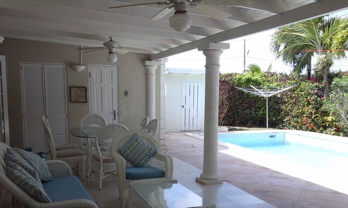 Bottom Bay Villa | Take Five Villa with Private Pool And Spacious Patio