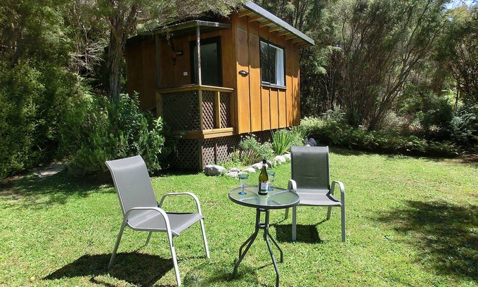Collingwood Cabin | Tauhou Cabin - Ao Marama Retreat - Stunning Bush setting and Ocean Views