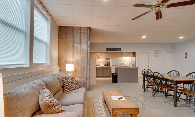 Briceville Apartment | Tennessee Riverside Retreat: Shared Fire Pit!