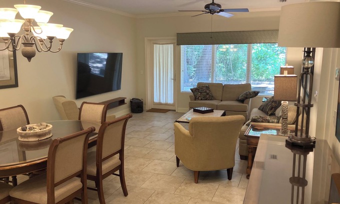 Fernandina Beach Condo | Tennis Villas at Amelia Island 10 minute Walk to Beach