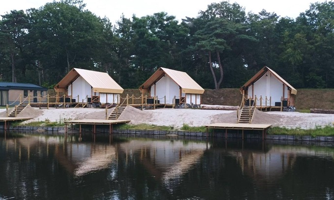 Mol RV Rental | Tent Lodge With Airco, Lakeside