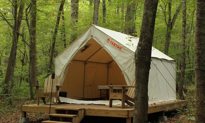 Pittsville RV Rental | Tentrr Signature Site - The Babbling Brook