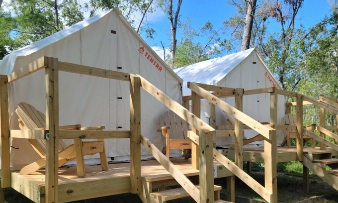 Springfield RV Rental | Tentrr State Park Site - Louisiana Tickfaw State Park - Woodland E - Double Camp