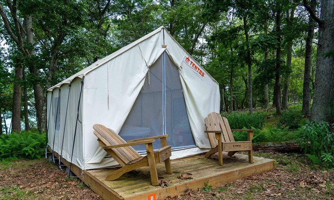 Mathias RV Rental | Tentrr State Park Site - WV Lost River State Park - Wooded Wilderness B - Single