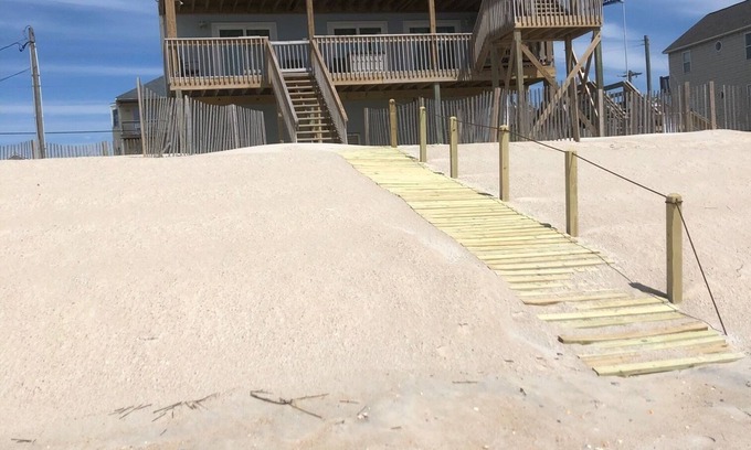 Surf City House | Terrapin Station: Oceanfront Home for Vacation Rental, Pet Friendly, Sleeps 10