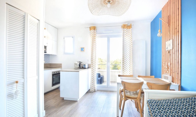 Barneville-Carteret Apartment | Terrasse de Chimay - Charmant apt dans résidence front de mer