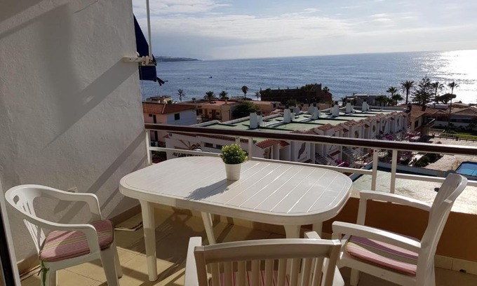 Punta del Hidalgo Apartment | Terraza al Teide