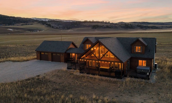 Driggs Cabin | Teton Valley Retreat | Cabin w/Hot Tub + Teton Views + Game Room