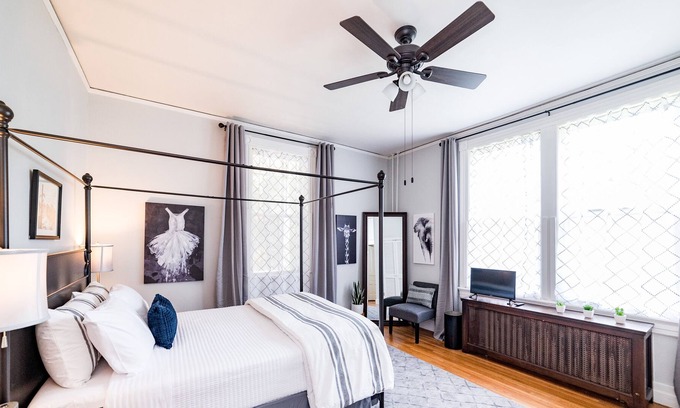 Lynchburg Apartment | The Back Porch Historic Grand Apt Near Colleges