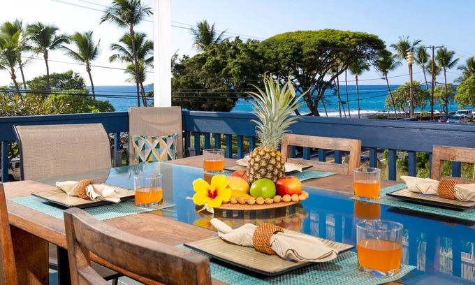 Kahaluu Bay House | The Beach House - Closest House to Magic Sands Beach, Pool, Pickleball Court