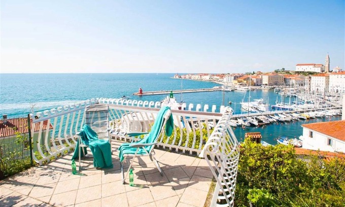 Piran Villa | The Best View House with Terrace & Sea view Piran