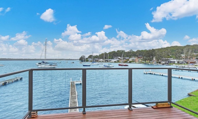 Sunshine House | The Boat House - Absolute Waterfront + Jetty