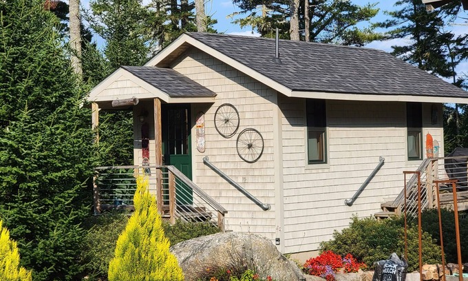 Mount Desert Cabin | The boathouse at Somes Sound