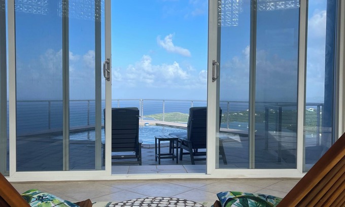 Estate Concordia East House | The Boathouse STX, with a maginifcant view of Buck Island and Salt River!