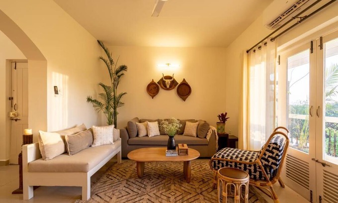 Vagator Apartment | The BoHo: Artsy 2BHK in Assagao, North Goa