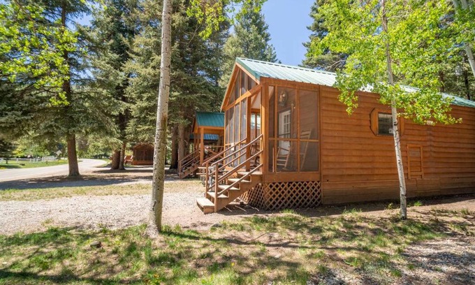 Bayfield House | The Colorado Spruce Cabin #15 at Blue Spruce RV Park & Cabins