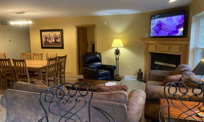 Ellicottville Villa | The Crown Penthouse Suite with gorgeous scenic views though close to everything