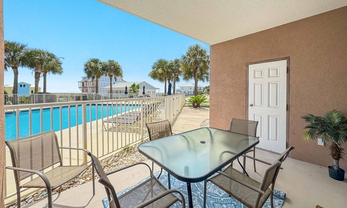 Fort Morgan Apartment | The Dunes at Fort Morgan | Indoor/Outdoor Pool | Fitness Center | Beach Access