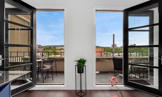 Fayetteville Apartment | The East View - Downtown - Steps to Dickson